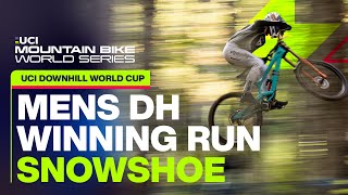 Mens Downhill Winning Run Snowshoe, USA | UCI Mountain Bike World Series