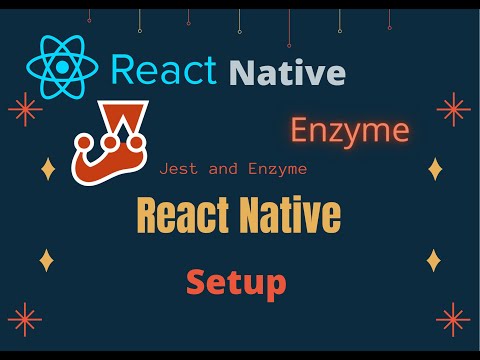 How to Setup Jest and Enzyme in React Native