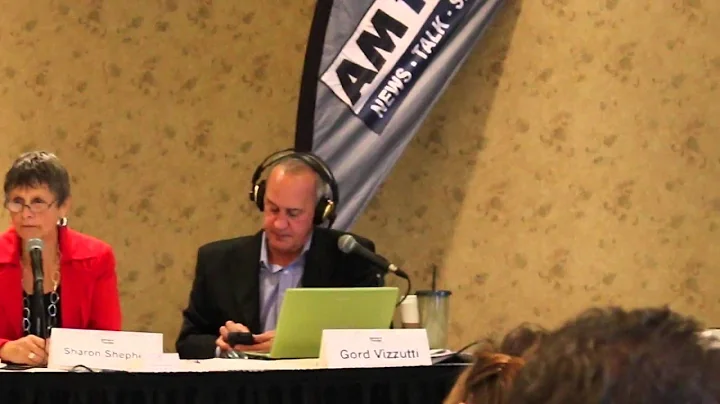 Sharon Shepherd at the AM1150 Mayoral Forum