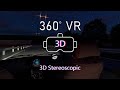 Open Top Night Drive - 360 VR [3D stereoscopic]