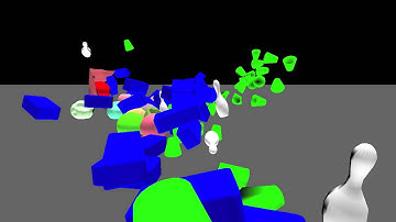 Bullet Physics Demo - Rigid and Soft Body Animation