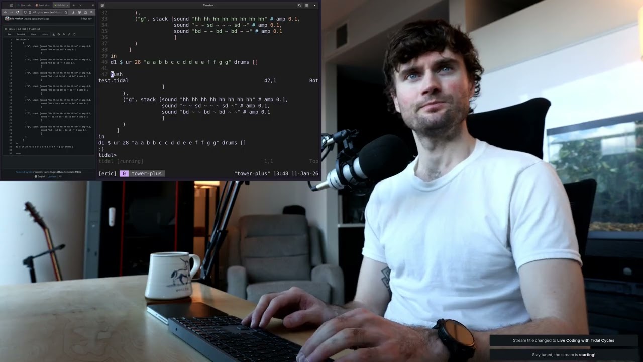 Программирование в реальном времени с использованием Tidal Cycles | Независимые голоса
