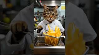 Making yummy fries 🍟😋