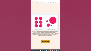 The Important Design Principle of Layout Design is Balance #digitalamitavashorts  #youtubeshorts