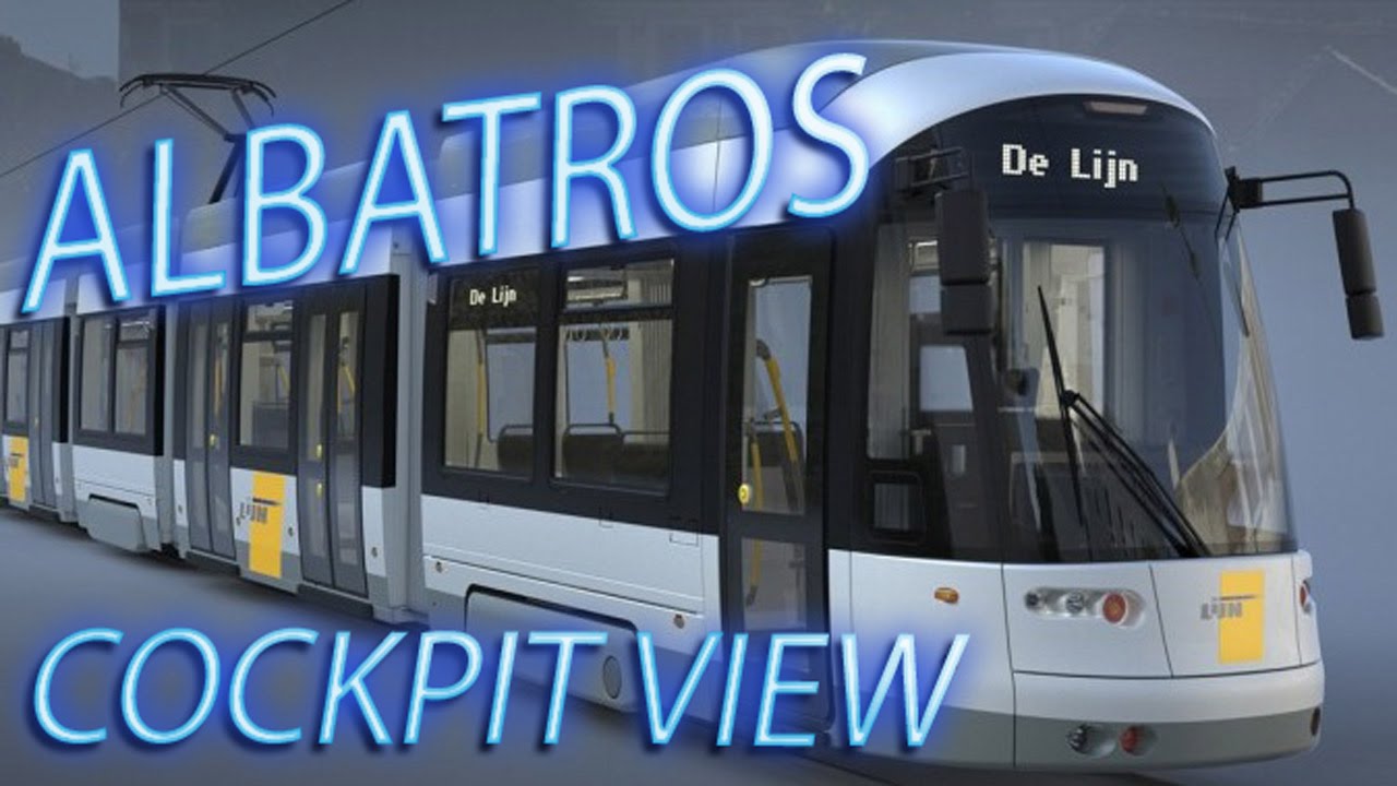 TRAM RIDE FLEXCITY 2 ALBATROS COCKPIT VIEW