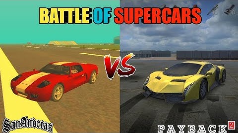 PAYBACK 2 X550R VS GTA SA BULLET WHICH IS BEST?