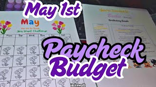 May 2025 1st Paycheck  | Biweekly Paycheck Budget | Zero Based Budget