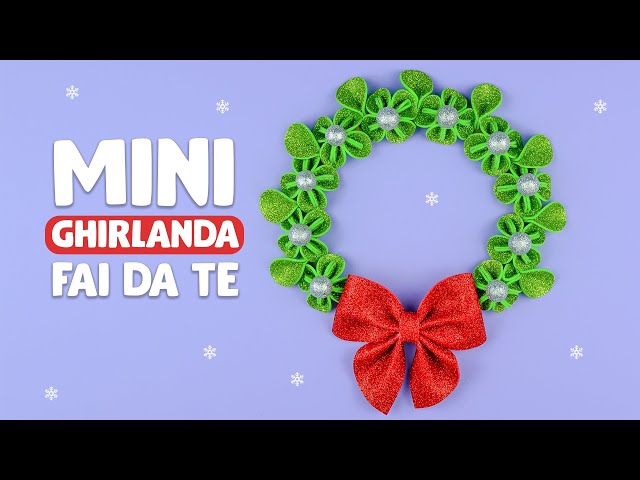 DIY Mini Ghirlanda di Natale in 5 minuti | How to make Christmas Wreath -  YouTube