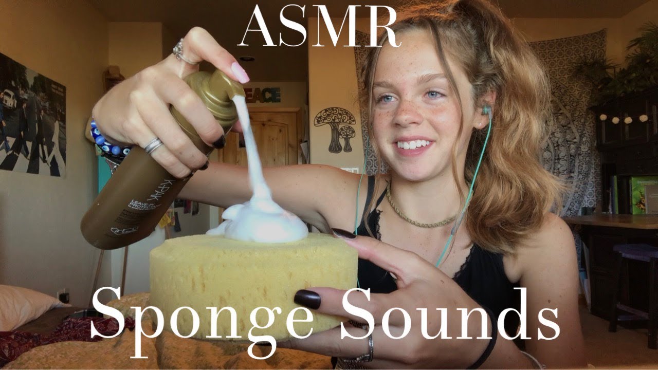 ASMR Sponge Sounds | LOUD CRACKLING