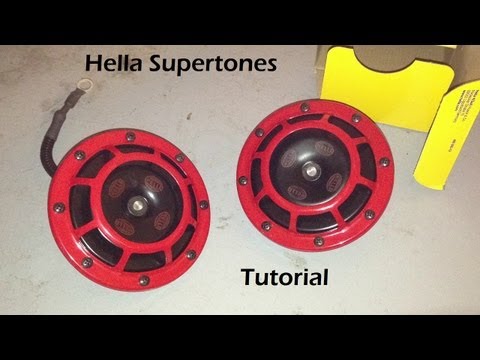 Tutorial: Installing Hella Supertones on a 2006 Subaru WRX STi