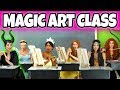 DISNEY PRINCESS MAGIC ART CLASS. (With Tiana, Pocahontas, Merida, Belle, and Cinderella) Totally TV