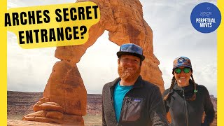 Arches National Park Secret Entrance [nearby RV camping/boondocking] by Perpetual Moves 624 views 2 years ago 10 minutes, 31 seconds