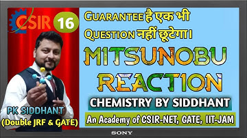 Mitsunobu Reaction. Name Reaction | Reagent | Organic Chemistry | CSIR NET | GATE | IIT-JAM | BARC |