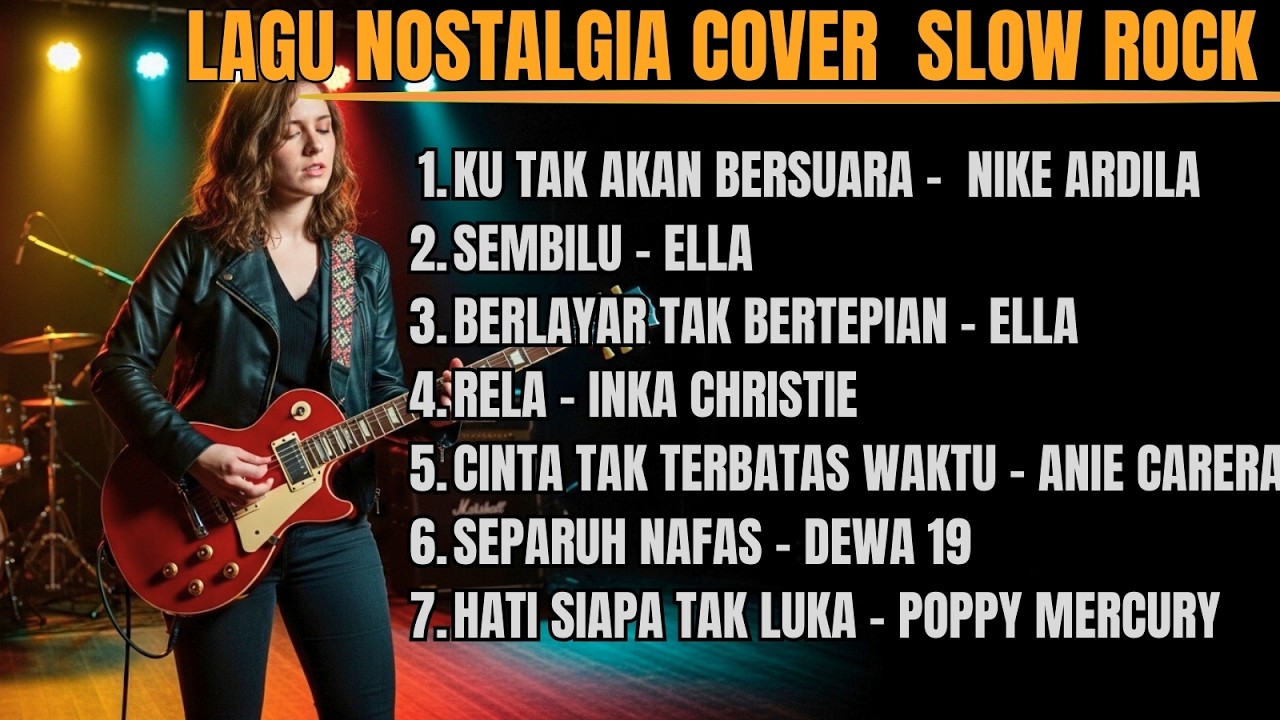 Ku Tak Akan Bersuara (Cover AI) | Kumpulan Lagu Slow Rock Nostalgia Viral Full Album 90an