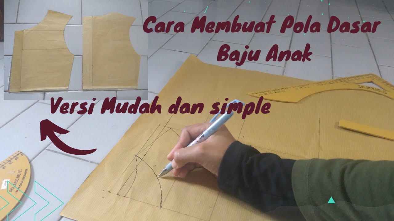 Cara Membuat Pola Dasar Baju Anak ~ Rnie Tailor