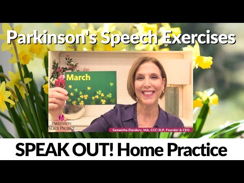 3/4/2024 Parkinson's Speech Exercises: March