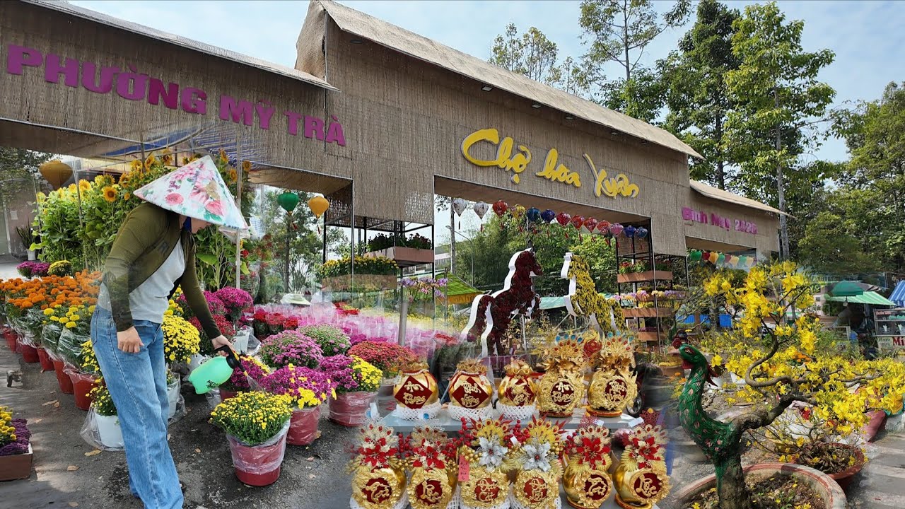 Chợ hoa Cao Lãnh ngày 27 Tết Bính Ngọ 2026 | Long Xuyên TV 
