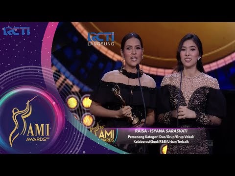 Raisa – Isyana Sarasvati | Pemenang Kategori Duo / Grup Soul / RnB / Urban Terbaik | AMI AWARDS 20th
