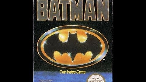 Batman Original Game Nintendo Entertainment System NES Full Gameplay