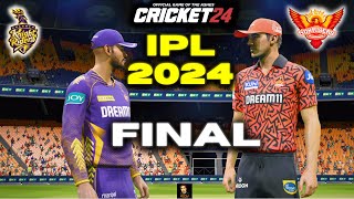 IPL 2024 FINAL KKR vs SRH In Cricket 24 - RtxVivek