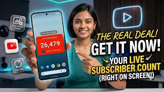 Show Live YouTube Subscriber Count on Your Phone (Step-by-Step) screenshot 3