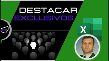 Destacar valores exclusivos com formatação condicional