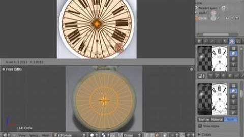 old blender pocket watch modeling video