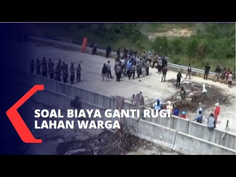 Kisruh Jelang Peresmian Tol Manggar Balikpapan, Warga Blokade Jalan