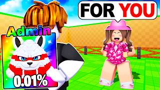 Pretending To Be a NOOB, Then Giving Away ADMIN EGGS!