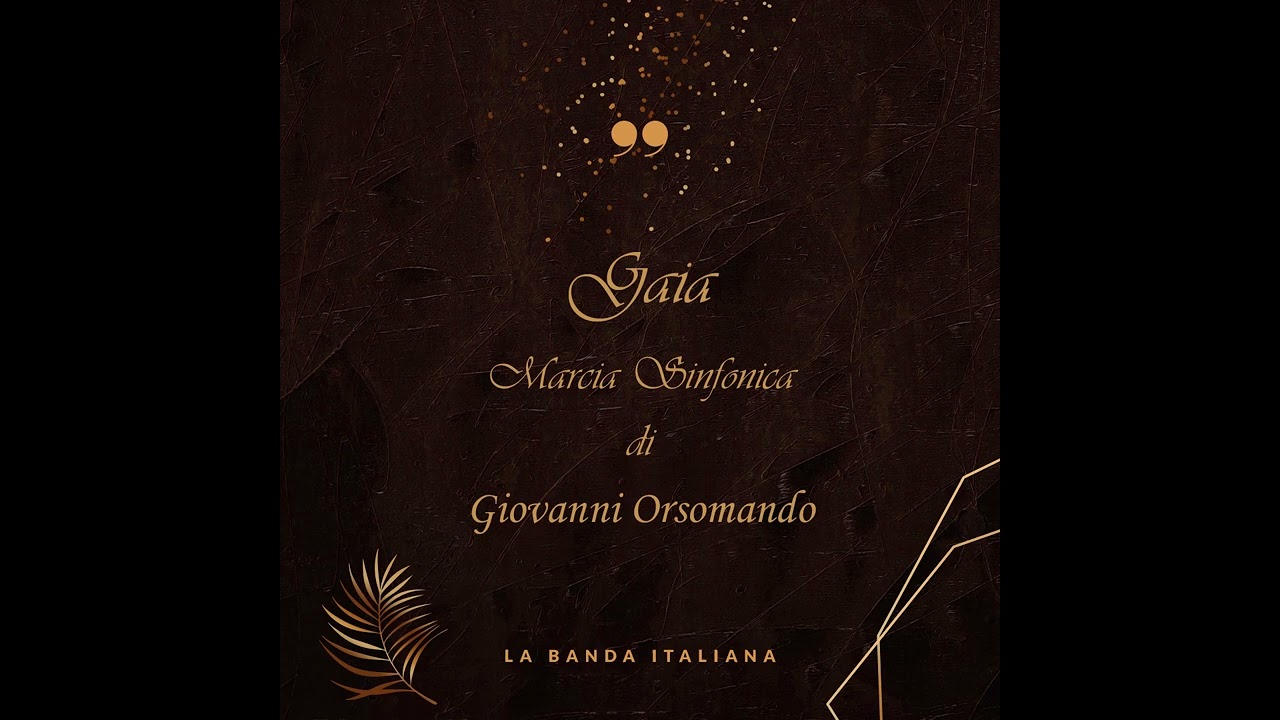 Gaia - Marcia Sinfonica di Giovanni Orsomando - Banda di Soncino 2002 Dir. Fulvio Creux - LIVE