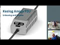 Keelog amiga psu  unboxing  review