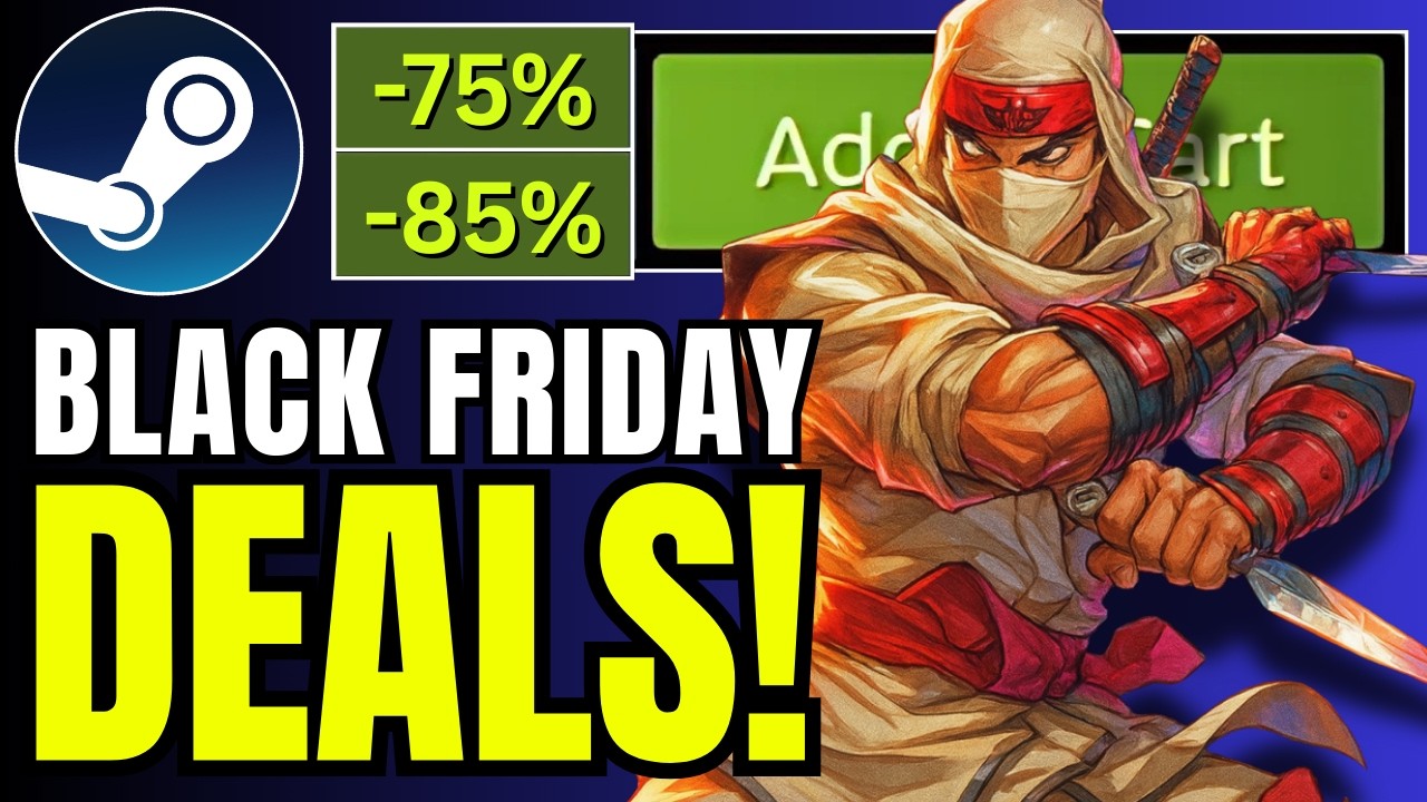 Распродажа «Черная пятница» в Steam уже началась | 15 игр по НОВЫМ НИЗКИМ ценам!