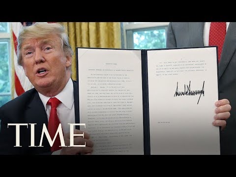 President Trump Signs Executive Order To Keep Immigrant Families Together | TIME