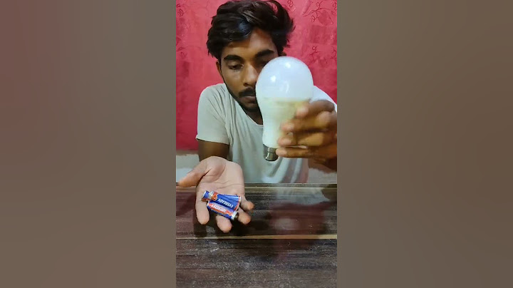 Bulb lights 💡 by connecting through batteries #science#experiment..