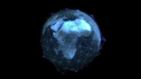 HUD Earth Stock Motion Graphics