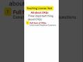 All about CRQs|teaching license test preparation #shorts #crqs