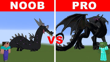 NOOB VS PRO Minecraft Pixel art ✨ Ender Dragon