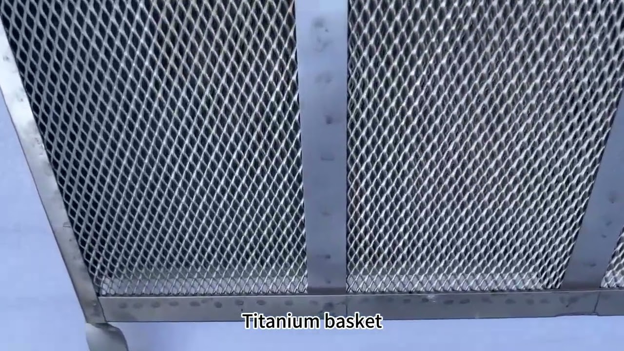 High Corrosion Resistant Titanium Basket With Matched Anode Bag for Lab Scale Electroplating