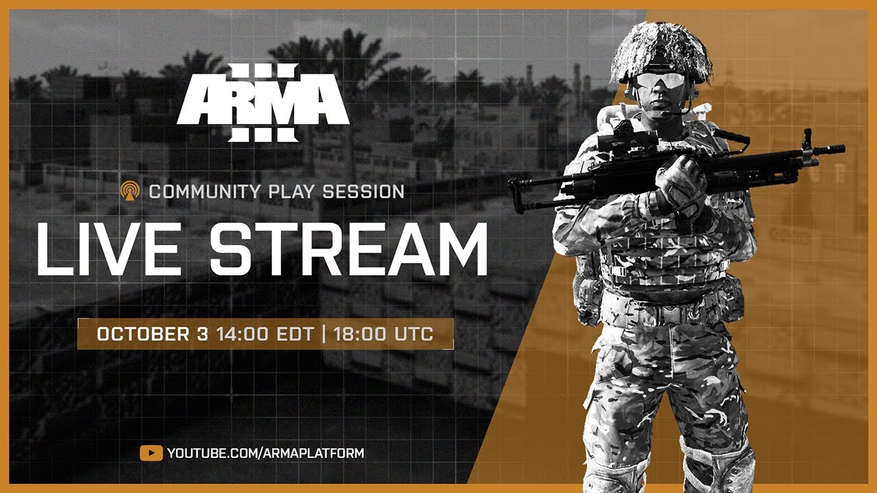 Arma 3 Community Play Session Live Stream | 3CB & 4IB
