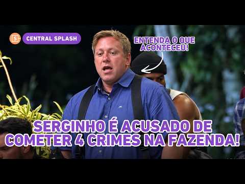 Serginho é acusado de cometer quatro crimes na Fazenda 18; Record não se pronunciou | entenda!
