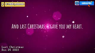 Backstreet Boys- Last Christmas (Lyrics)