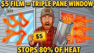This $5 Film Stops 80% of Heat Coming Through Your Windows. Why Do They Sell You New Glass Instead?