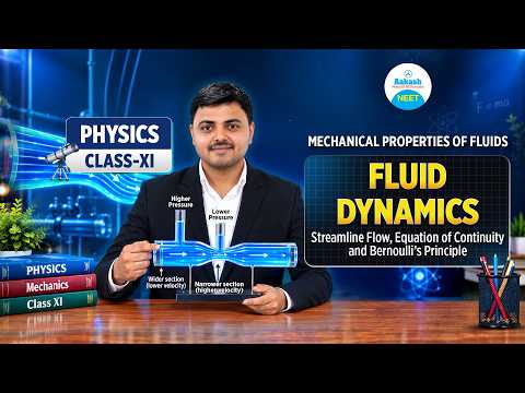 Why Does Faster Fluid Flow Mean Lower Pressure? | NEET Physics