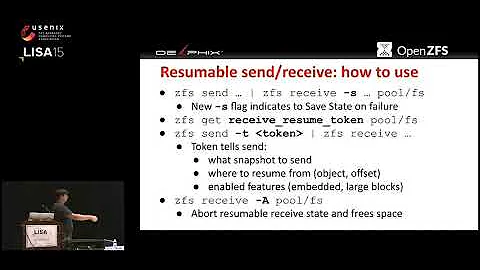 LISA15 - OpenZFS Advancements