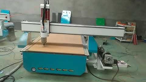 CNC router 1325 1530 with rotary for wood MDF Acrylic cutting and engraving