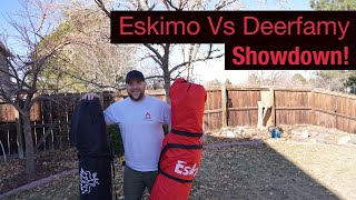 Eskimo Ice Fishing Hut VS Amazon Deerfamy Ice Hut! by Project Basecamp 4,269 views 1 year ago 28 minutes