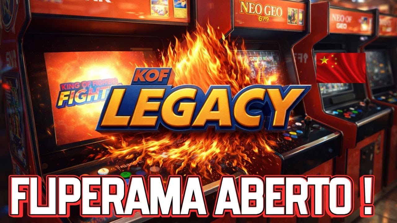 🔥 KOF LEGACY – FLIPERAMA ABERTO VEM PRO FIGHT !🔥 #kof97 #kof98 #kof2002 #liveretro