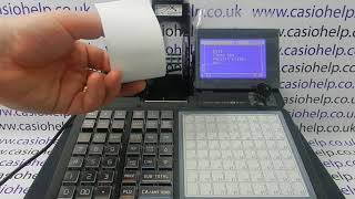 E014 Error Code Casio SR-C550 Cash Register