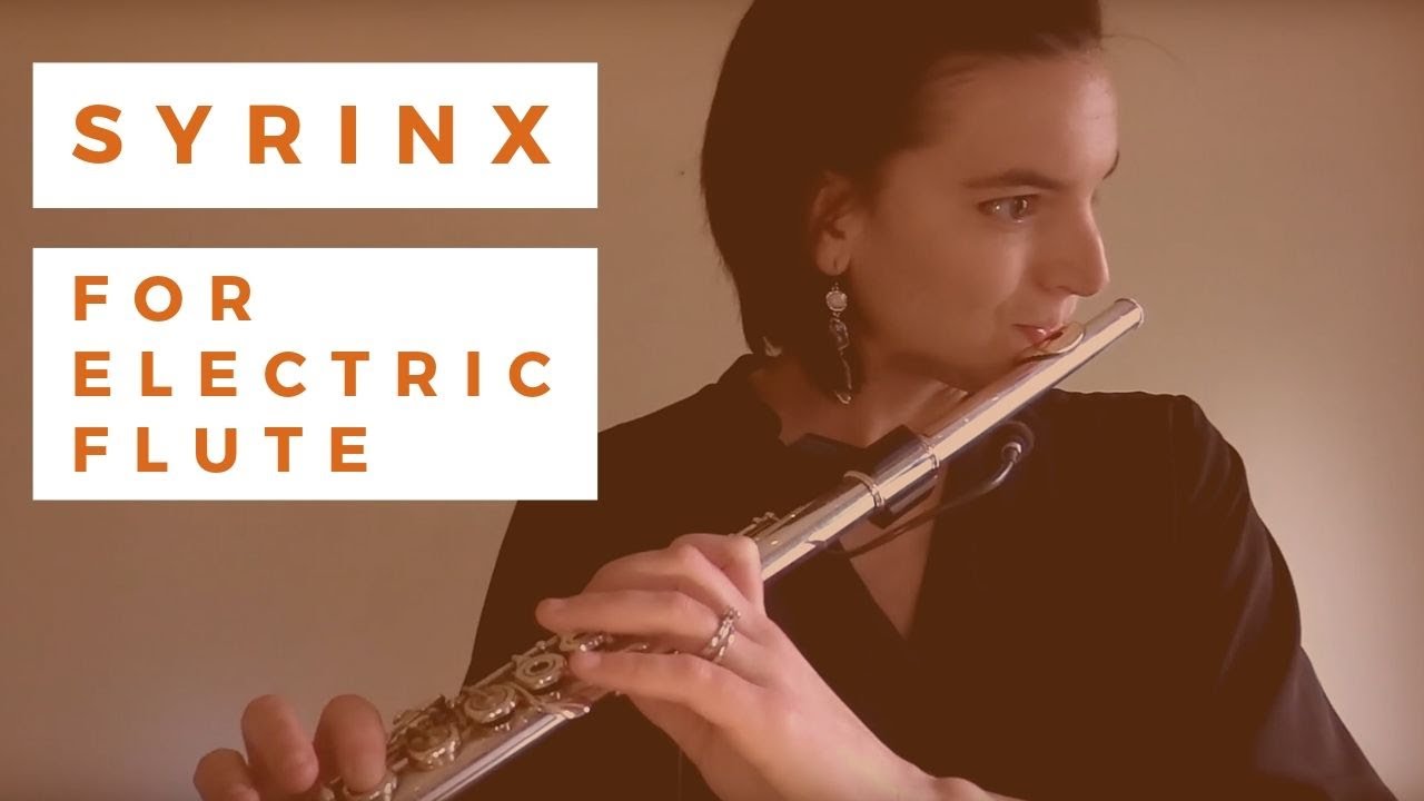 Syrinx (Debussy) arranged for flute and effects pedals by Melissa