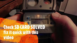 CHECK SD SOLVED & Reset after Load Firmware Cuddeback J Series Camera (TIMESTAMPED)